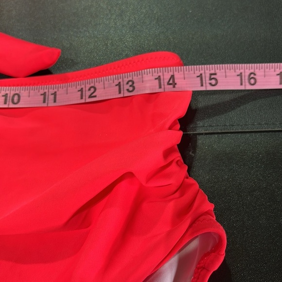 Tempt Me Sweetheart criss cross padded top w/tie back,ruched high waist bottoms - Picture 7 of 10